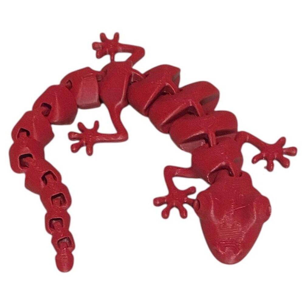 7" Articulated Lizard - Crimson - 3004-20